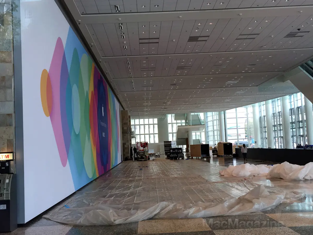 Le Moscone Center continue de s'habiller pour la WWDC