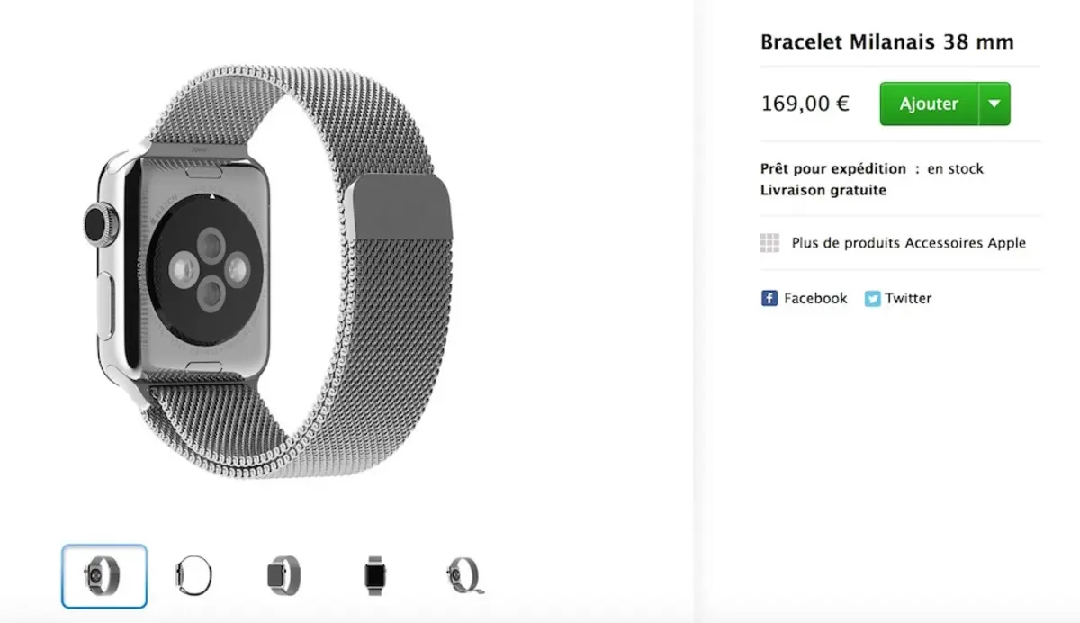Apple Watch: ほとんどのブレスレットは待たずに入手可能