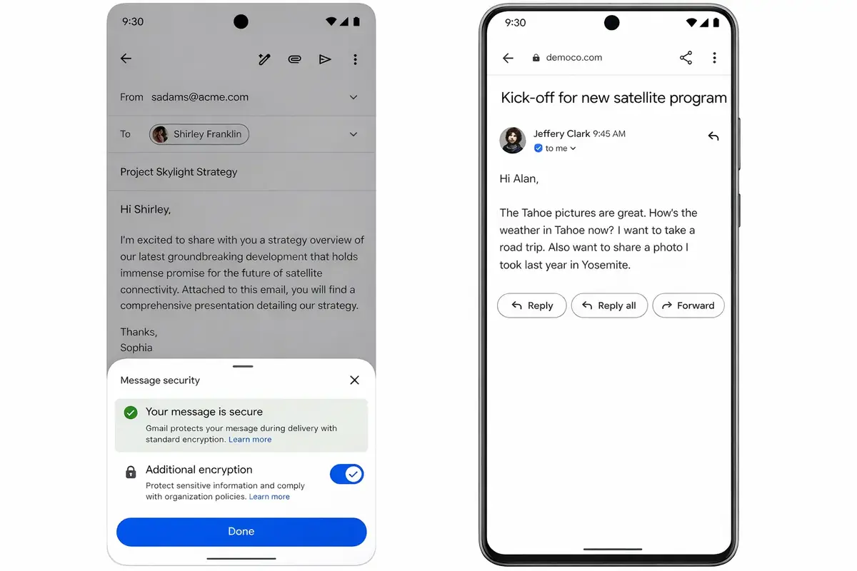 Gmail adopte le chiffrement de bout en bout sur iPhone et Android (mais pas pour tous)