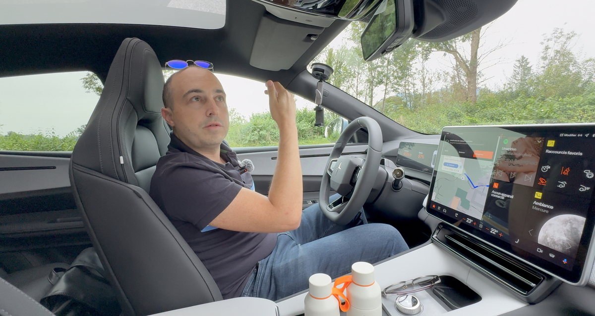 Essai Polestar 4 : on a enfin pris le volant de cette voiture sans lunette arrière ! VLOG