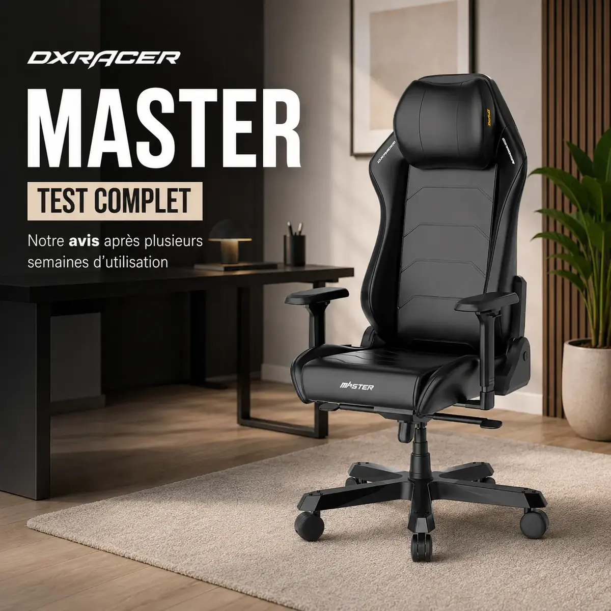 Test de la chaise gamer&nbsp;: DXRACER Master