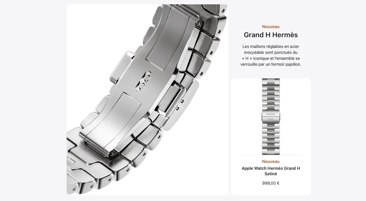 Les nouveaux bracelets Hermès pour Apple Watch