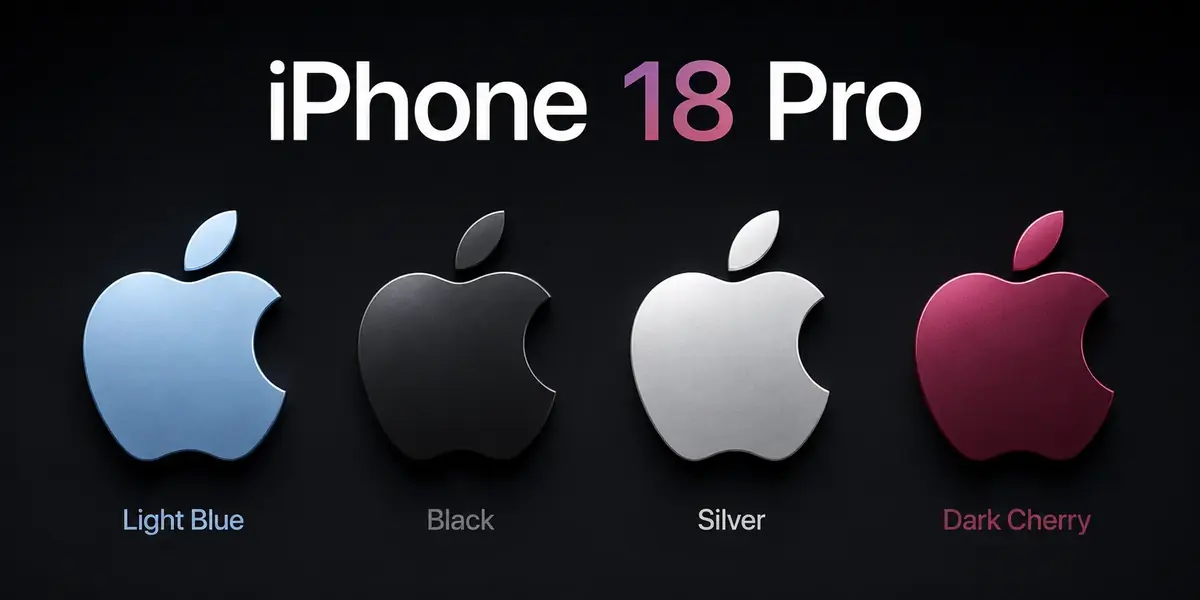 iPhone 18 Pro couleurs