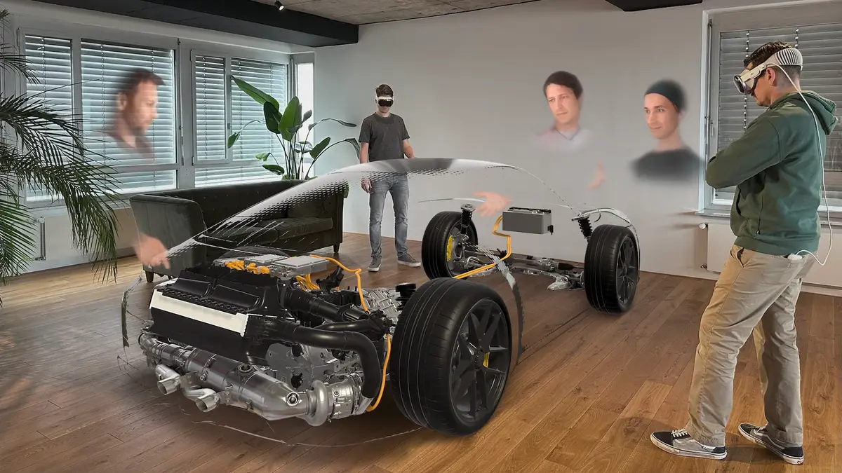 Porsche a créé une meilleure démo technique du Vision Pro qu'Apple !