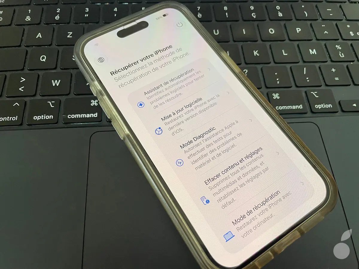 iOS 27&nbsp;: Apple ajoute enfin un mode de r&eacute;cup&eacute;ration directement sur l&rsquo;iPhone