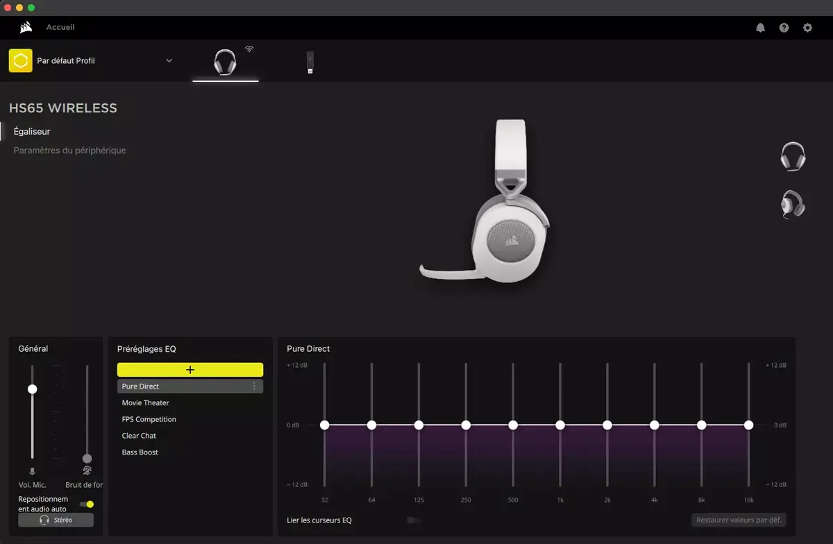 Test Corsair HS65 Wireless : un casque sans fil à 139€ pour le jeu et l'audio ?