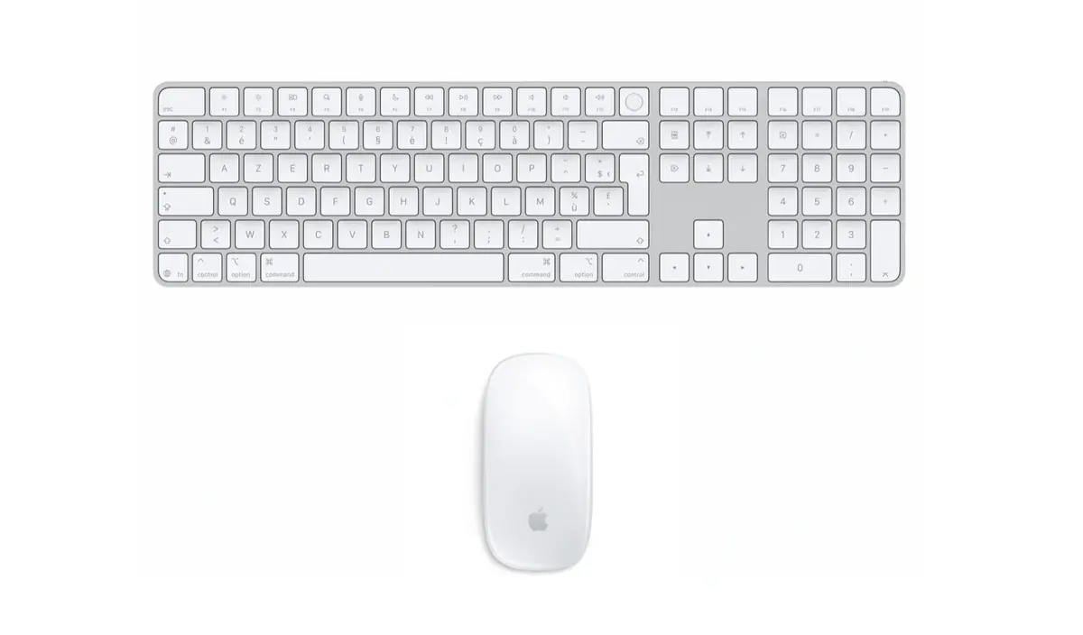 Apple Magic Keyboard Touch ID, Magic Trackpad, Magic Mouse USB-C Apple Pencil pas cher promo meilleur prix