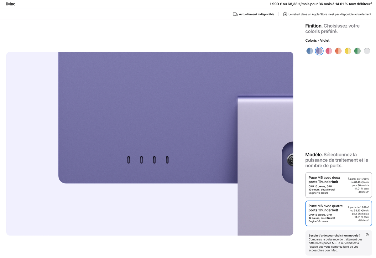 Apple d&eacute;voile son nouvel iMac M6&nbsp;: voici toutes les nouveaut&eacute;s&nbsp;!