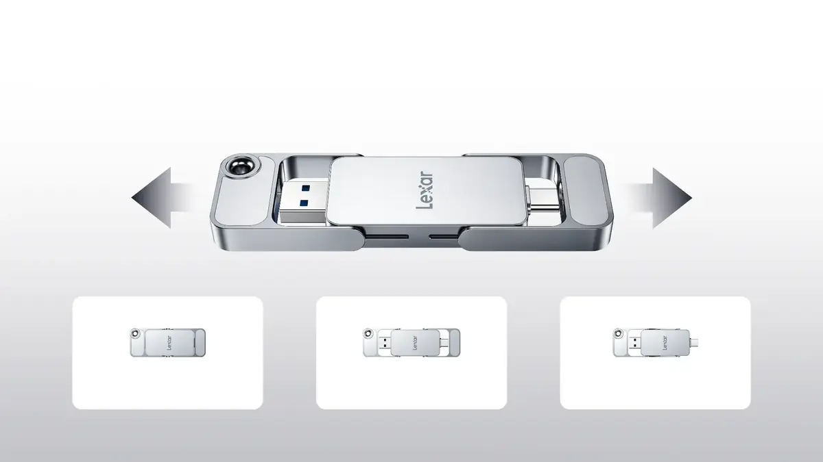 Ce mini SSD Lexar USB-C / USB-A fonctionnera sur TOUS vos appareils