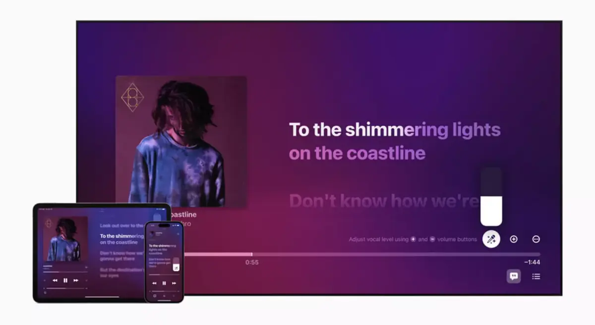 Apple Music Sing nécessitera un iPhone 11/iPad 9 ou une Apple TV 4K 2022 minimum