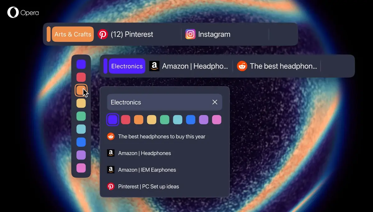 Toutes les nouveaut&eacute;s d'Opera One R3&nbsp;: onglets intelligents, IA repens&eacute;e et immersion sonore