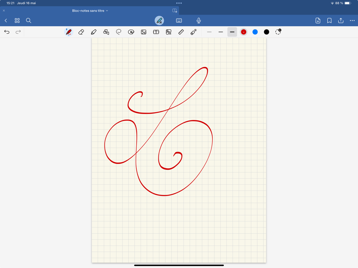 Goodnotes prend en charge l'Apple Pencil Pro (pression et rotation)