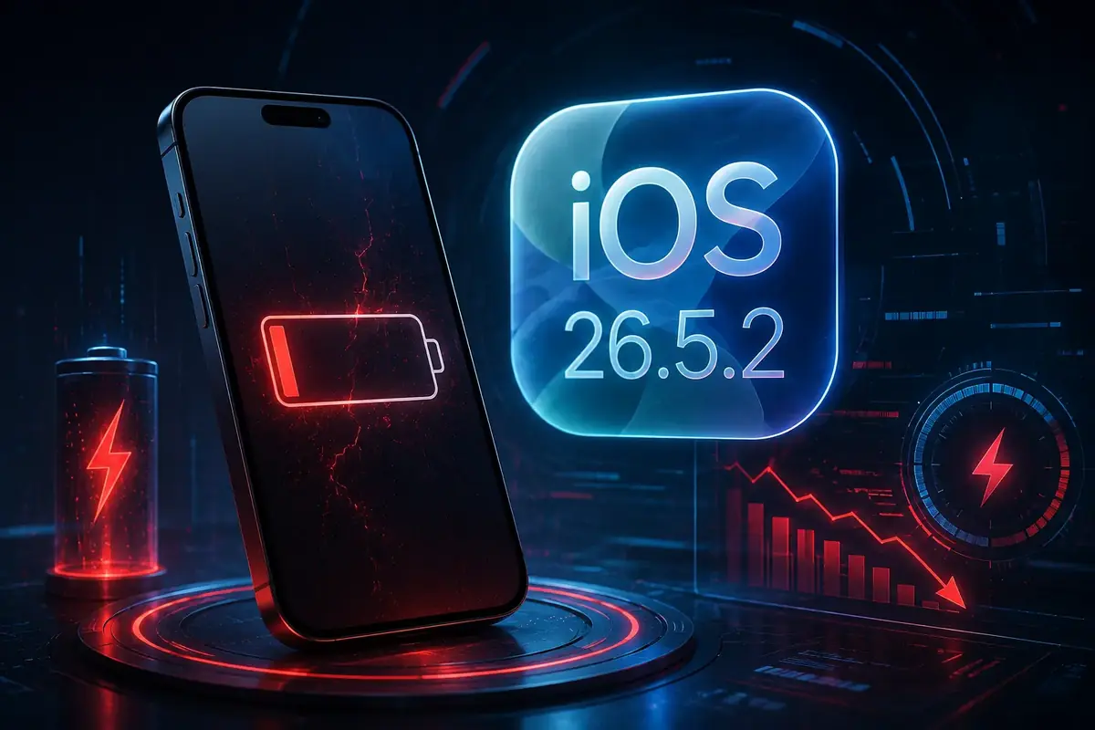 iOS 26.5.2 Bug batterie