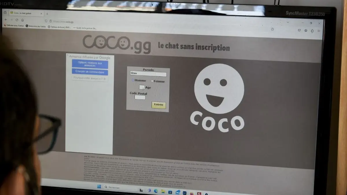 Le site Coco.gg, désormais fermé