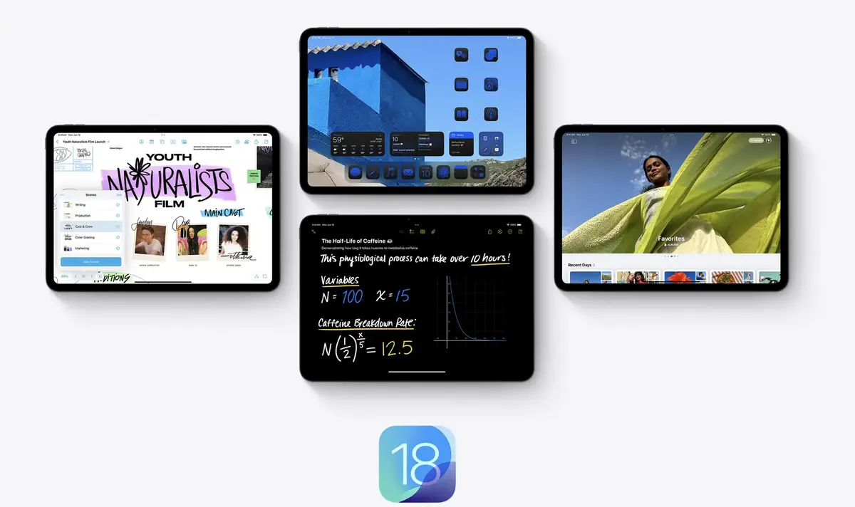 iPadOS 18: לאייפד יש מעט בלעדיות בהשוואה לאייפון