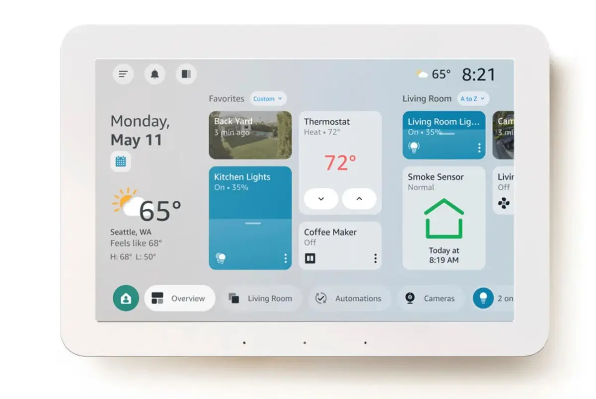 Amazon repense compl&egrave;tement l'interface de l'Echo Hub