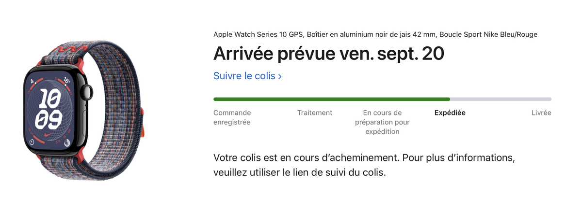 Vos iPhone 16, Apple Watch Series 10 et AirPods 4 ont-ils été expédiés ?