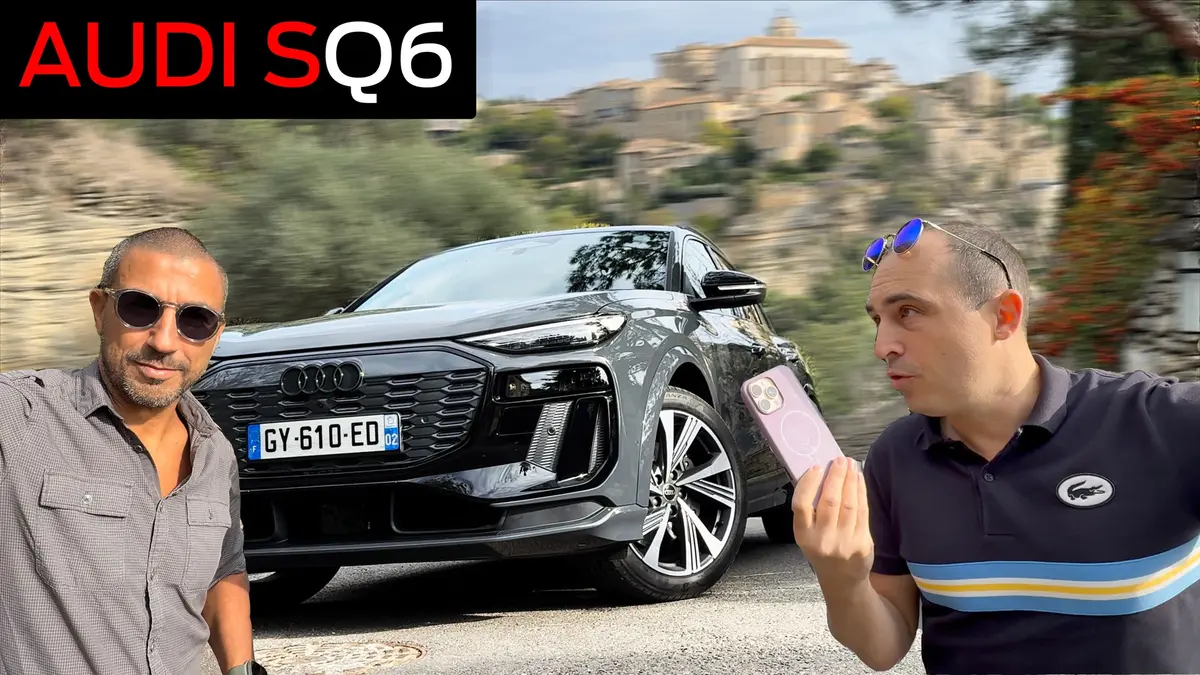 אני שולח את דריס לעזאזל באודי SQ6 E-Tron! (צולם באייפון 16 פרו)