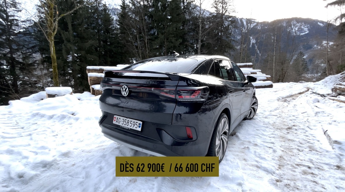 Essai Volkswagen ID.5 GTX : prix, autonomie, consos, recharge et conduite sur neige