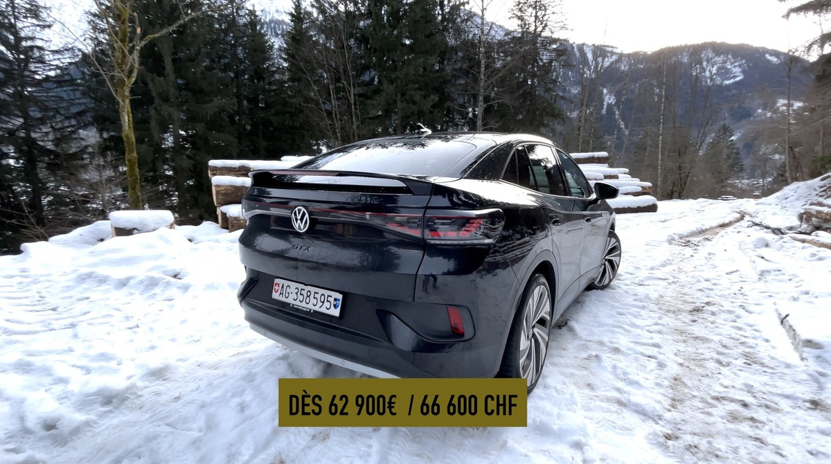 Essai Volkswagen ID.5 GTX : prix, autonomie, consos, recharge et conduite sur neige