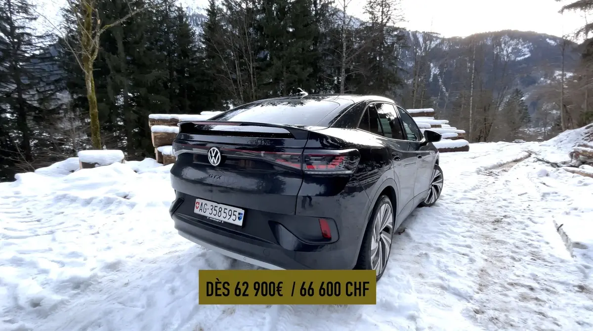 Essai Volkswagen ID.5 GTX : prix, autonomie, consos, recharge et conduite sur neige