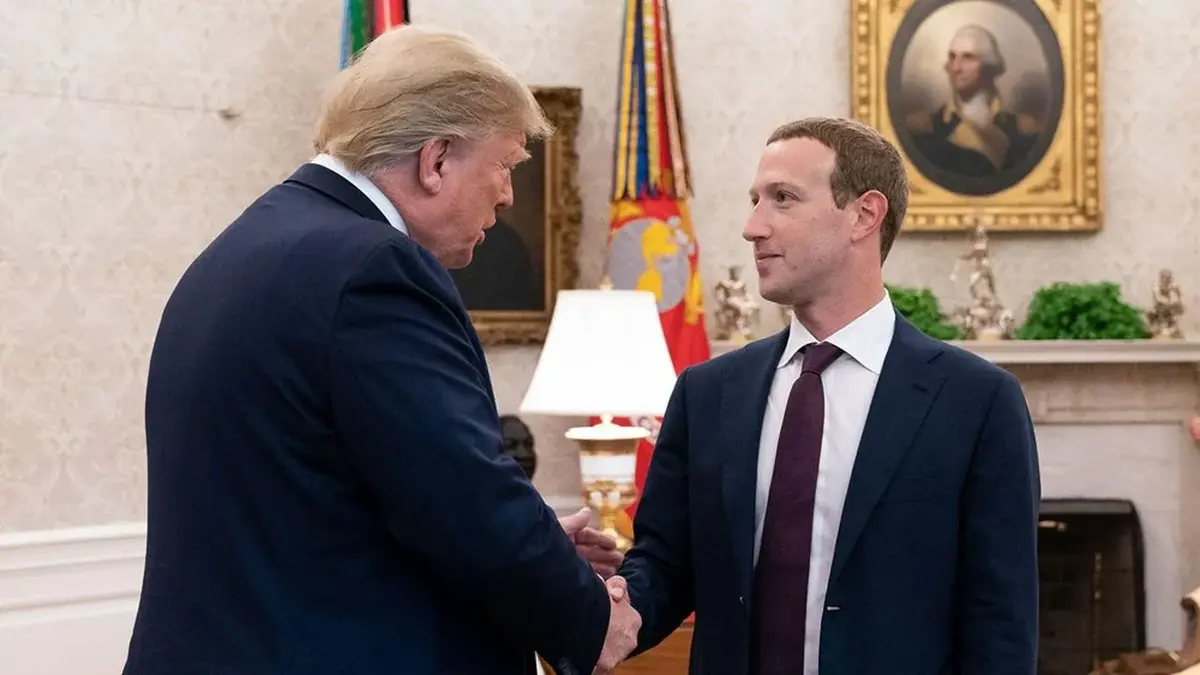 Donald Trump Mark Zuckerberg