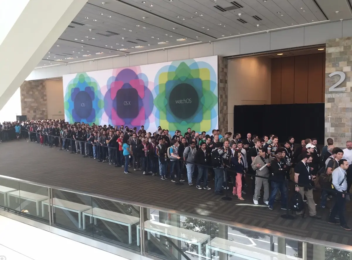 #WWDC : les développeurs entrent dans la salle ! (photos)