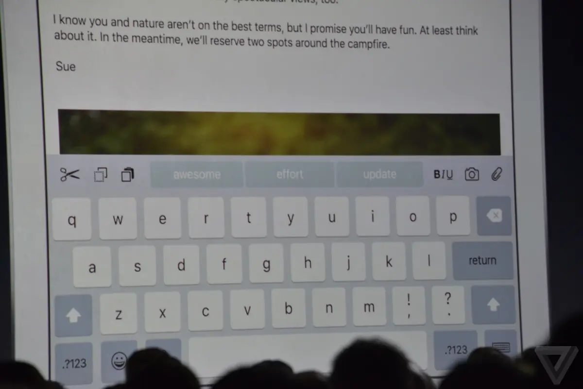 #Keynote : un clavier plus intelligent et un véritable multitâche pour iOS 9