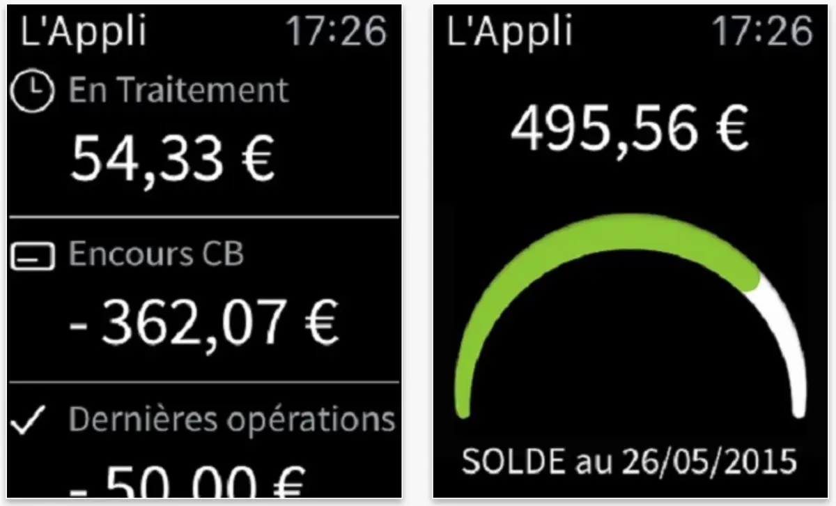 eBay et la Société Générale s'installent sur l'Apple Watch