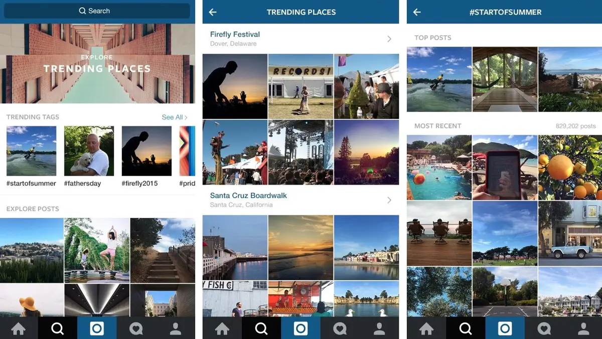 Instagram se transforme en lieu de découverte d'événements, "à la Twitter"