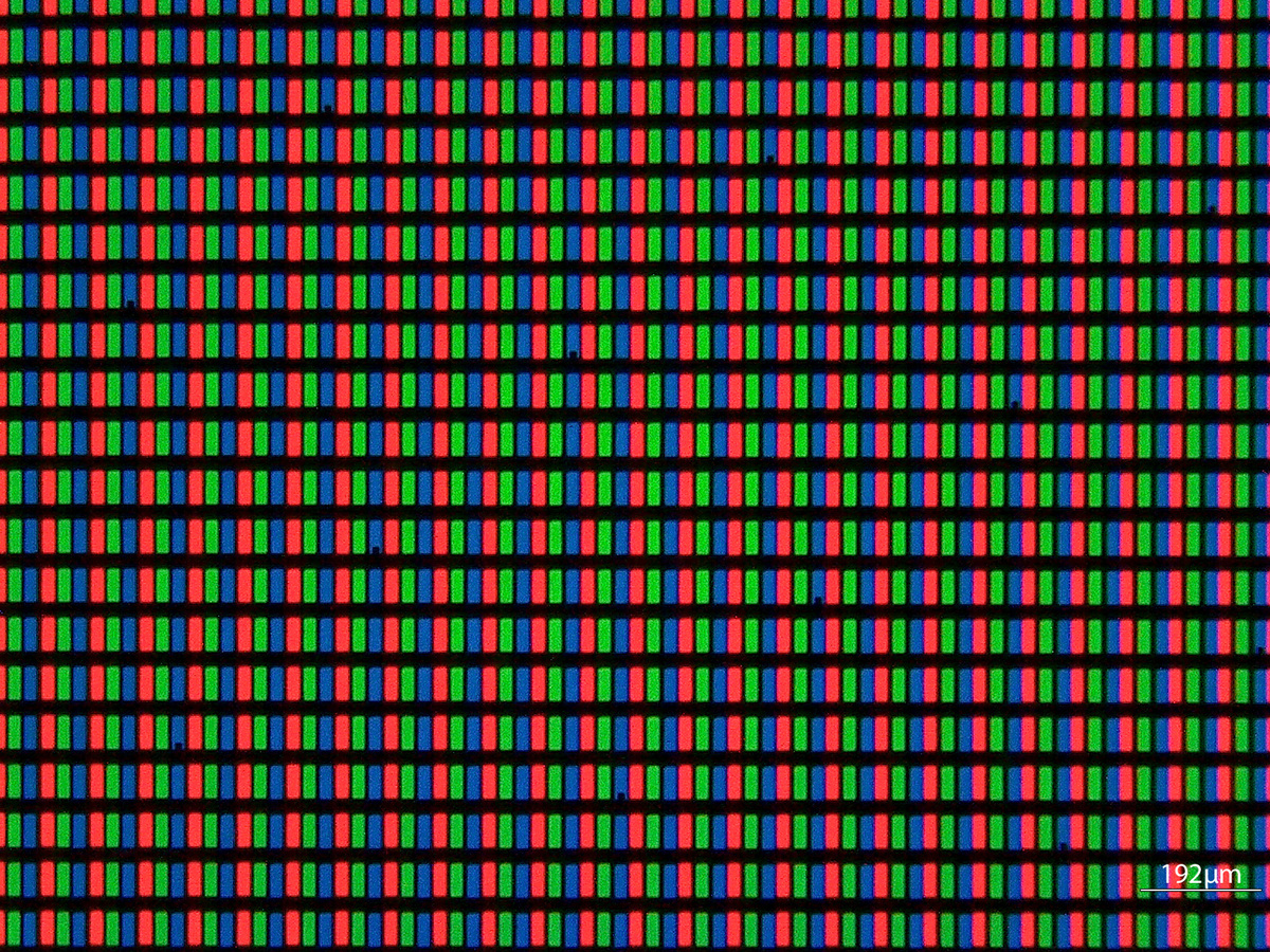 L'image du jour : l'écran de l'Apple Watch (et ses petits pixels) passé au microscope