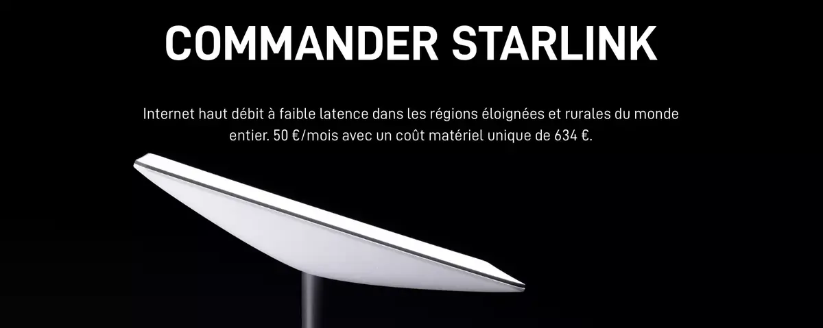 Starlink baisse les prix de 50% (avec 250Go de données à partir d'octobre)