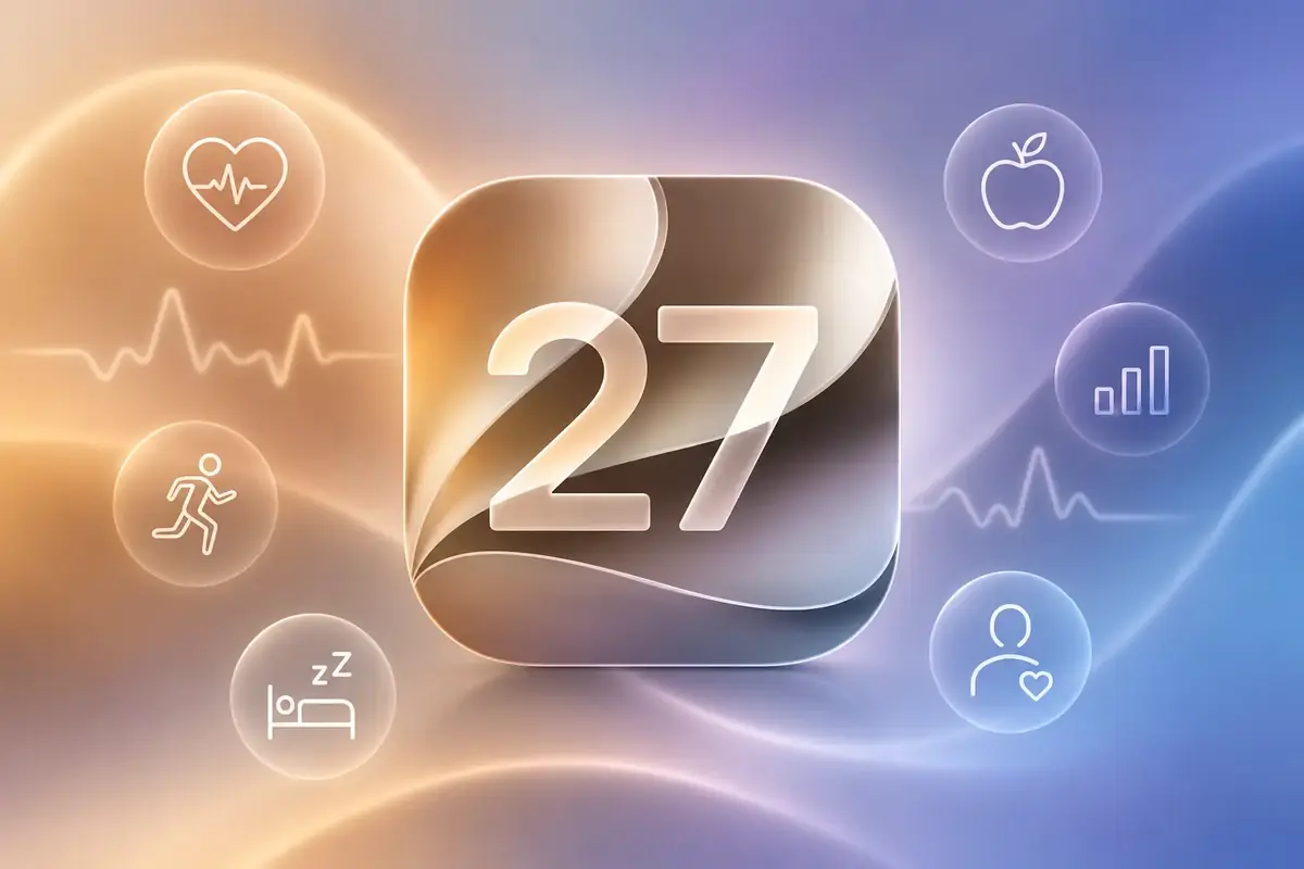 iOS 27 Sant&eacute; nouveaut&eacute;s