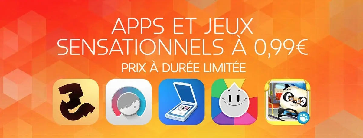 Bon plan: 24 apps et jeux indispensables en promo à 0,99€