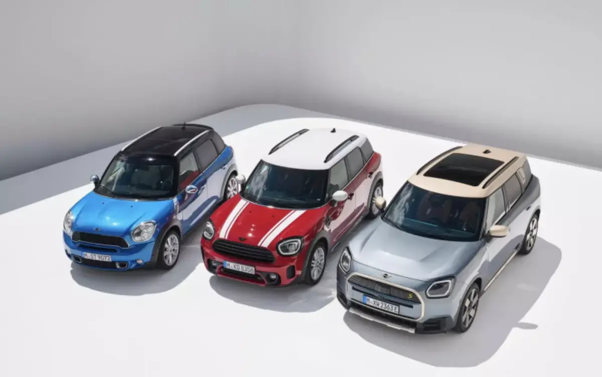 L'évolution des 3 générations de Mini Countryman