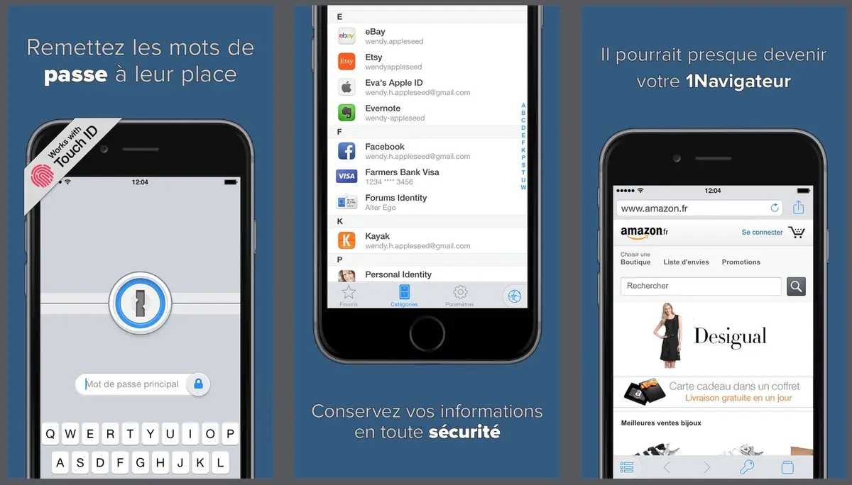 1Password améliore la prise en charge de Touch ID et de l'Apple Watch