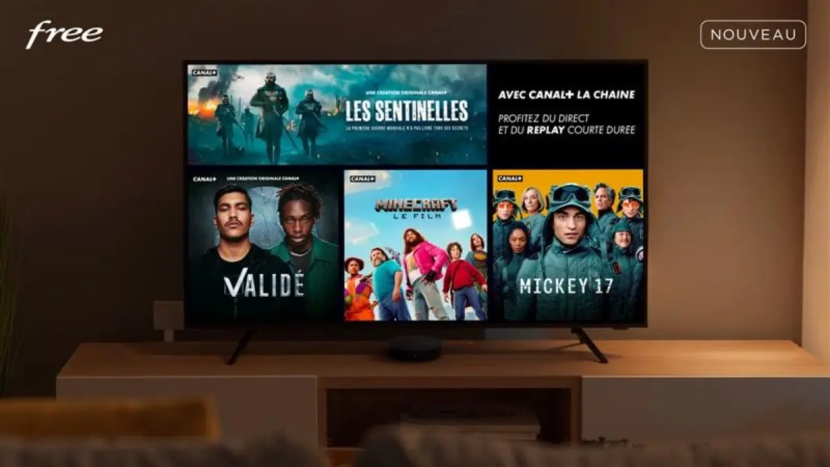 Canal+ lance une offre à 15,99 euros avec publicité et ajoute le replay pour les abonnés Free