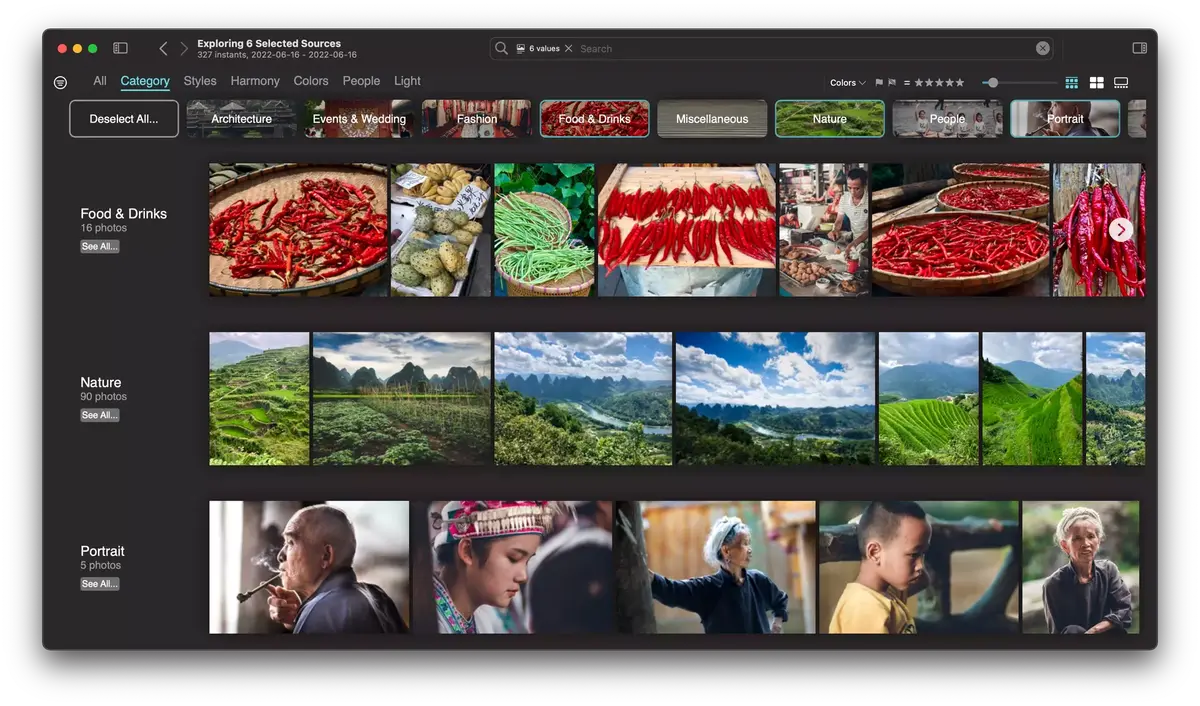 Photo : Peakto centralise et classe toutes vos bibliothèques (Lightroom, Aperture, Luminar...)