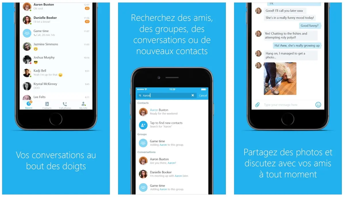 Skype fait (à nouveau) peau neuve sur iPhone et iPad