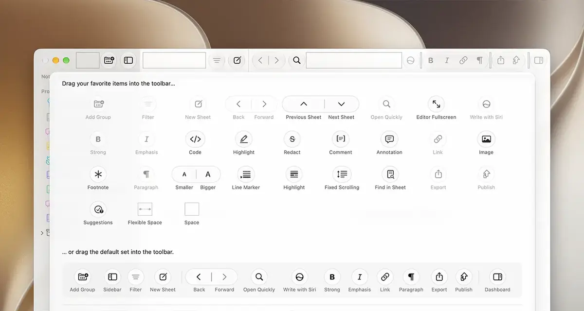 iOS 27 et macOS 27&nbsp;: Ulysses int&egrave;gre Siri AI pour &eacute;crire et retravailler vos textes