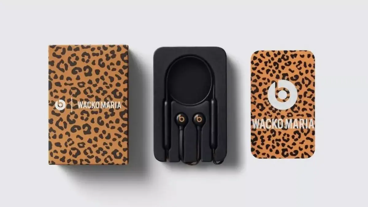 Un imprimé Leopard pour les Beats Flex Edition Wacko Maria