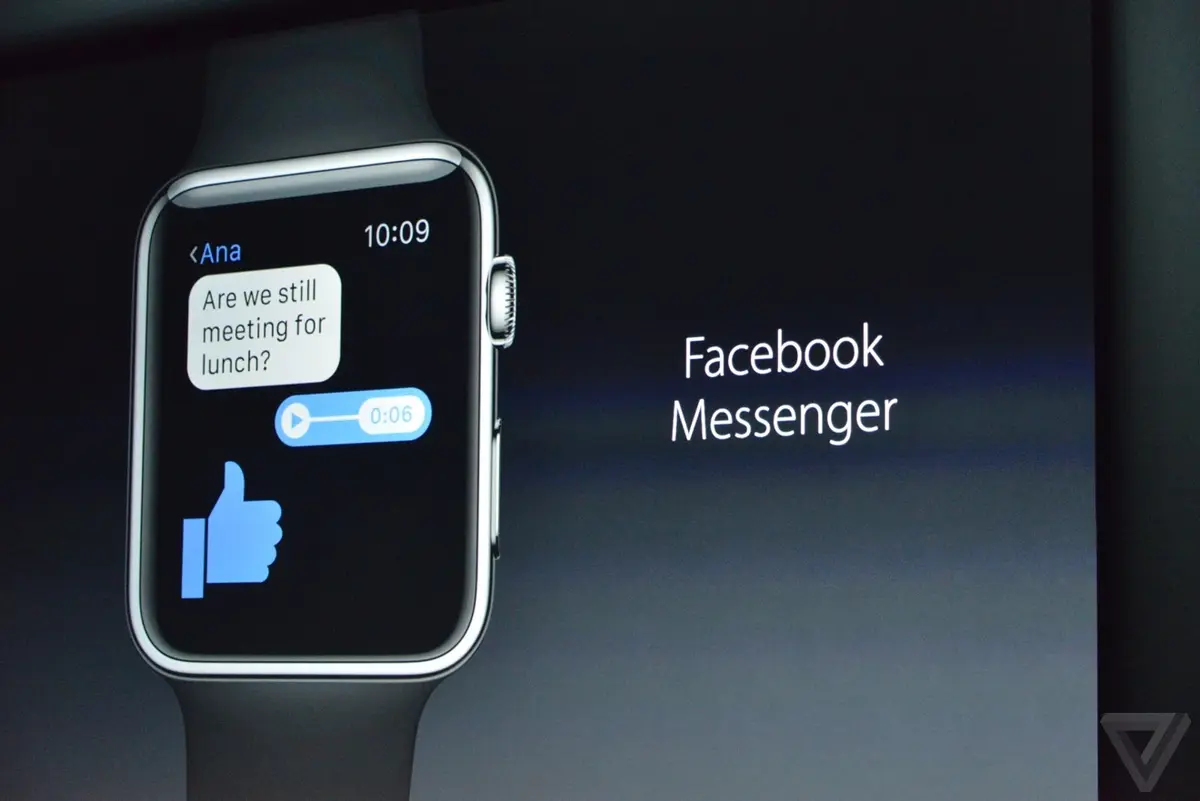 #keynote : Messenger, GoPro et Airstrip (médecine) en route pour l'Apple Watch