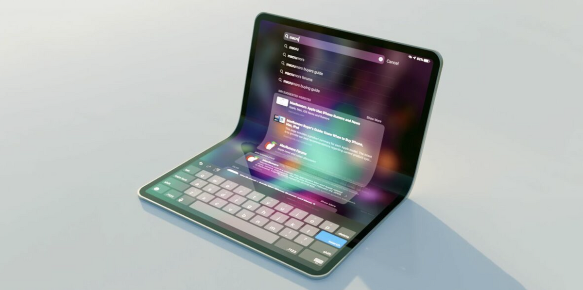 Seriez-vous tentés par un iPad pliable doté d'une béquille en fibre de carbone ?
