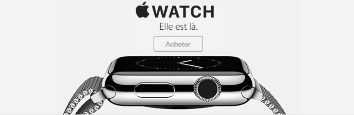 L'Apple Watch est en vente chez Boulanger et Darty