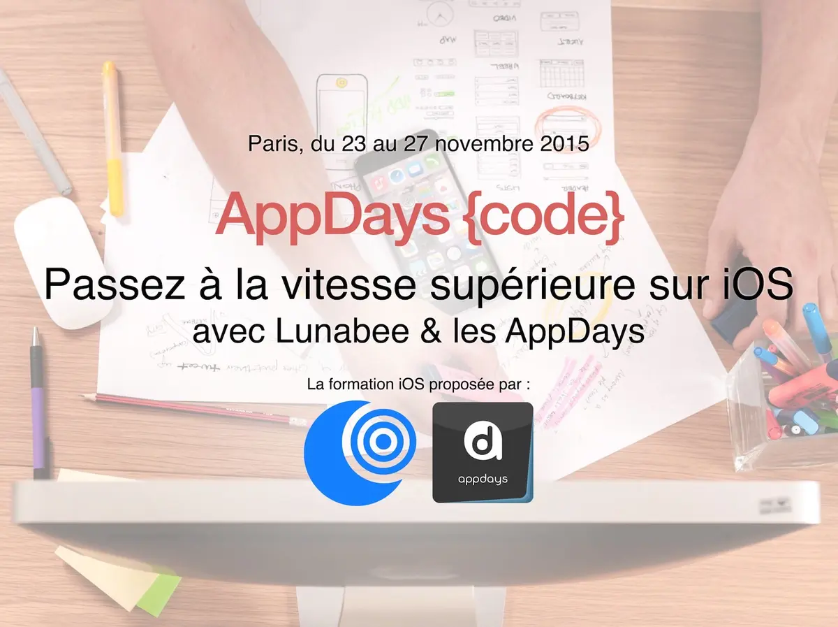 Mac4Ever partenaire des AppDays {code} à Paris, du 23 au 27 novembre (+ promocode)