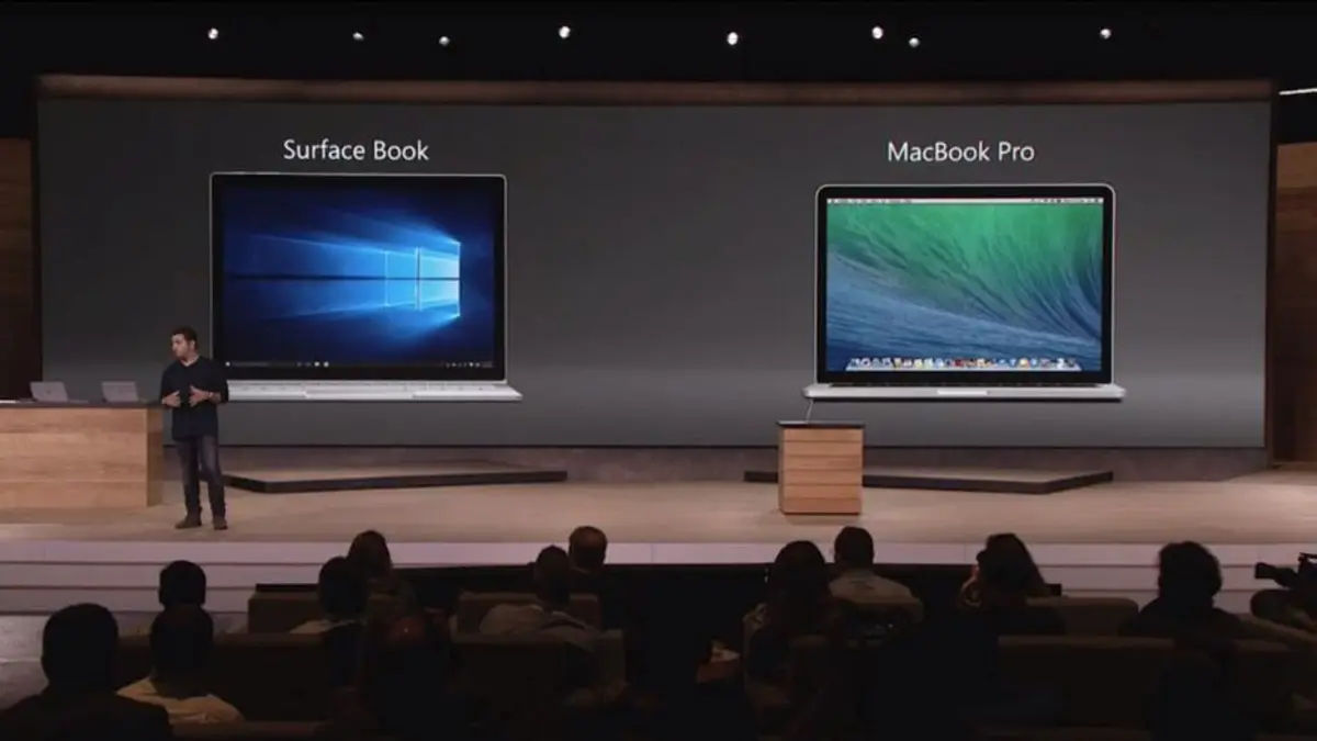 Le Surface Book de Microsoft serait "deux fois plus rapide qu'un MacBook Pro"