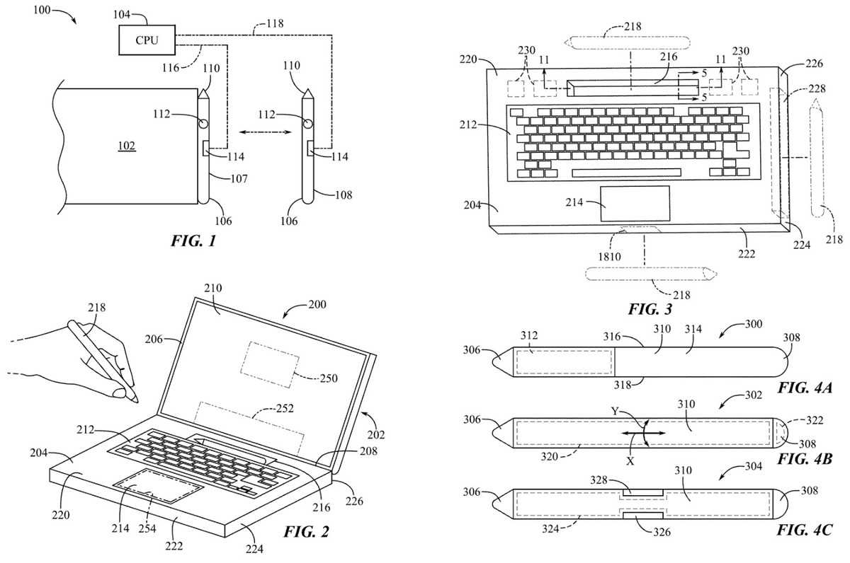 Apple voudrait poser un Apple Pencil sur la Touch Bar du MacBook Pro