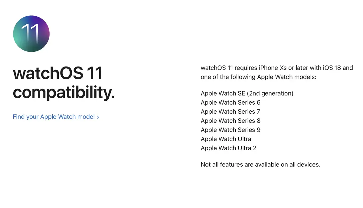 Quelles Apple Watch et Apple TV pour watchOS 11 et tvOS 18 ?