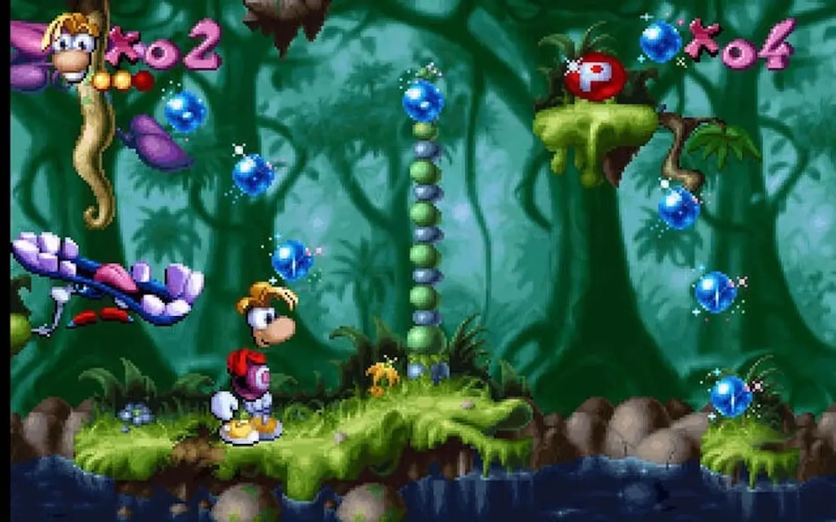 Le tout premier Rayman, qui m'a fait perdre mes premiers cheveux