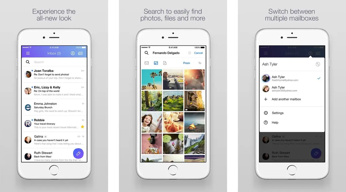 Plusieurs comptes et un nouveau look pour Yahoo Mail sur iOS